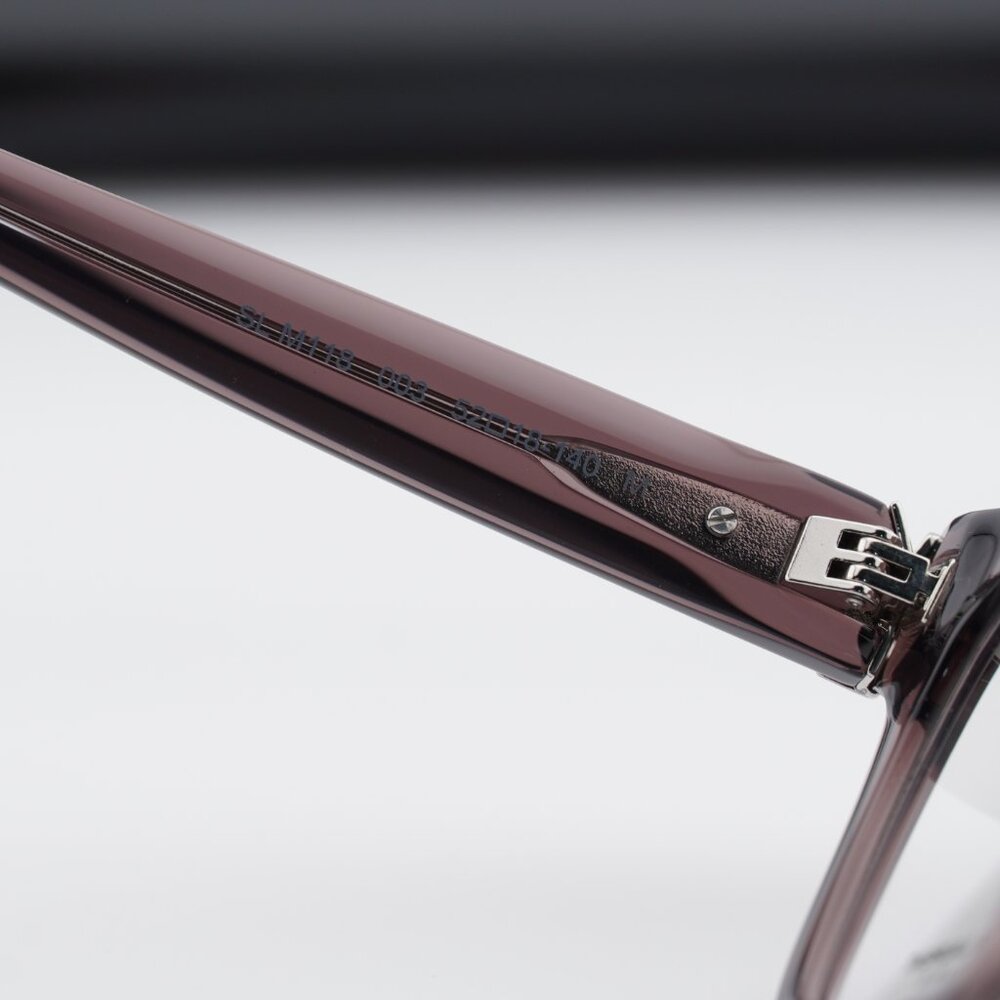 Saint Laurent SLM118 003 Square Eyeglasses – Brown 52mm - Picture 7 of 10